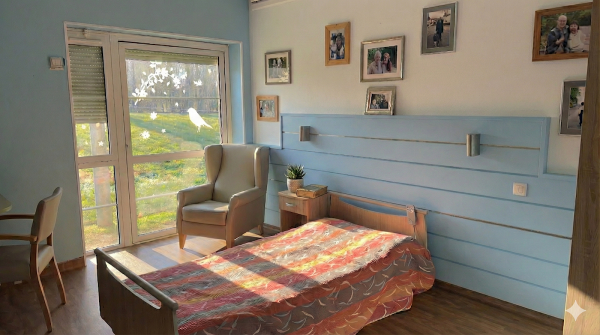 EHPAD Château de la Manderie - Photo 2 sur 5 - Intérieur et espaces communs