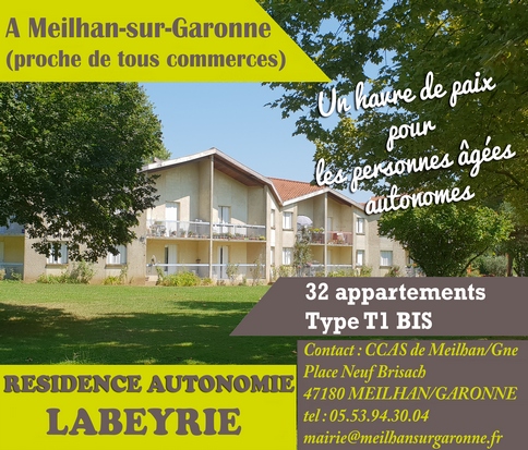 Photo de Foyer-Logement Résidence Labeyrie, Résidence autonomie à MEILHAN SUR GARONNE